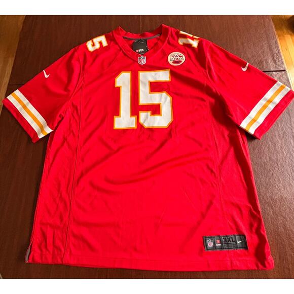 Patrick Mahomes Nike NFL Jersey Red  and White Graphics Unisex XXXL - Picture 2 of 16